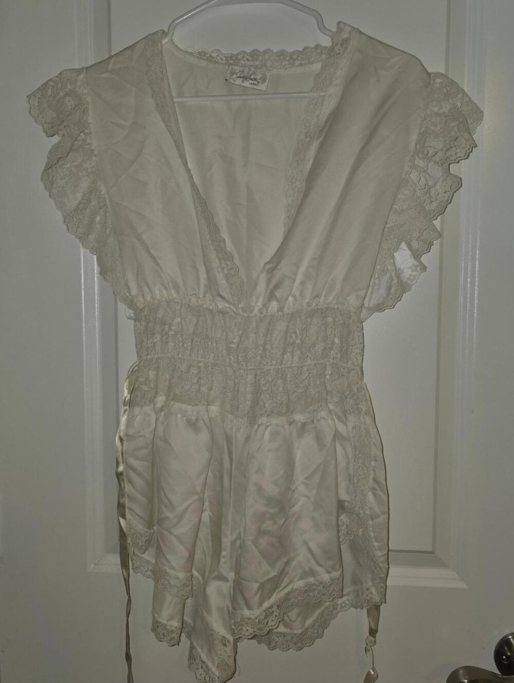 Jaclyn Smith vintage made in USA sleep romper/ teddy.